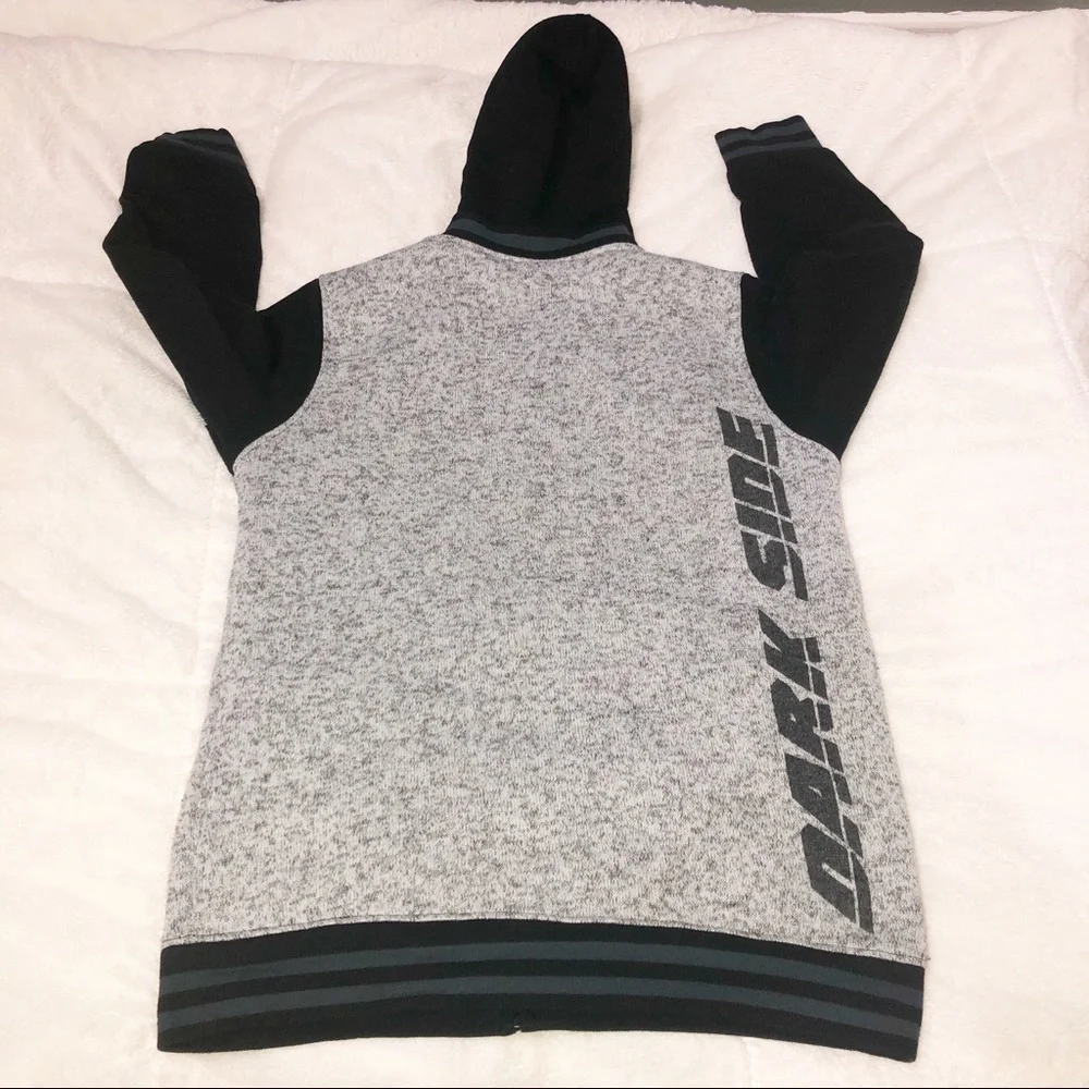 Star Wars thick zippered and fleece lined hoodie.